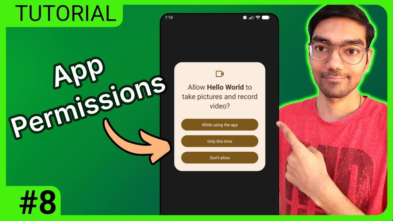Android Runtime Permissions in Kotlin and Jetpack Compose: Step-by-Step Guide (Part 8)