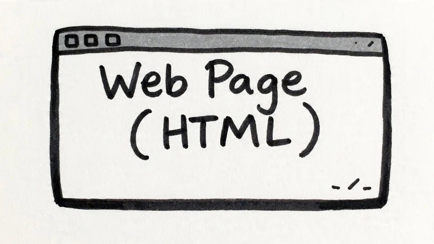 Single Web Page