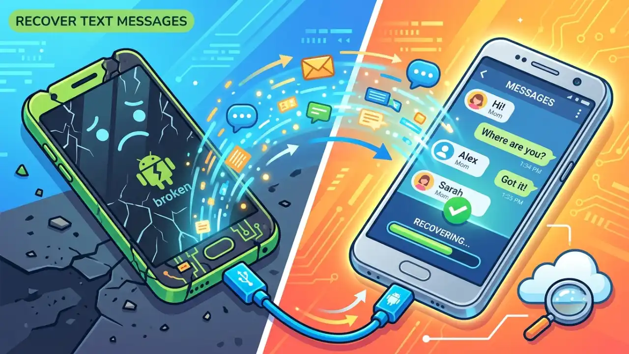 Recover Text Messages from Broken Phone (Android Guide)