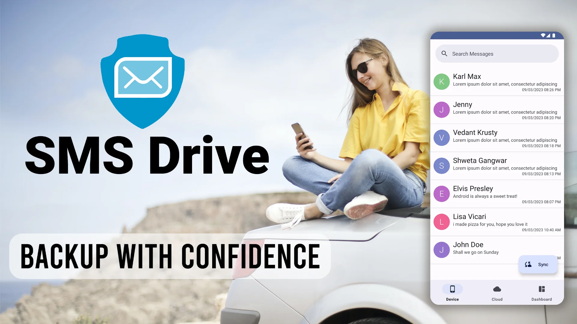 Get SMS Drive for Android